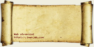 Janoš Bustić vizit kartica